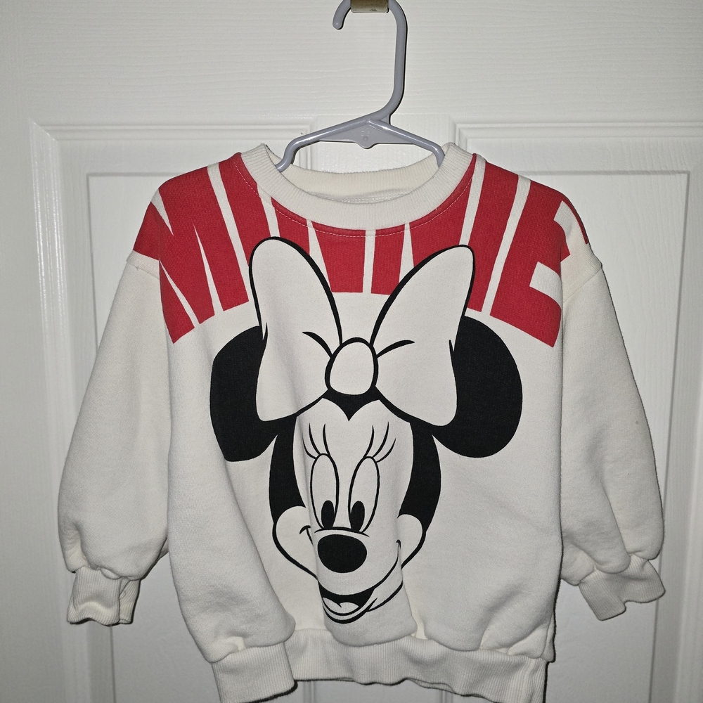 Zara Toddler Minnie Mouse Sweatshirt - 4T